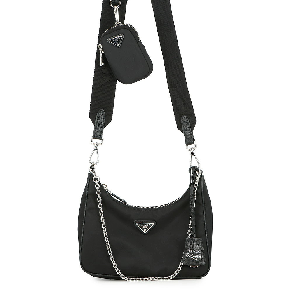 Prada Shoulder Bag Re Edition Re Black
